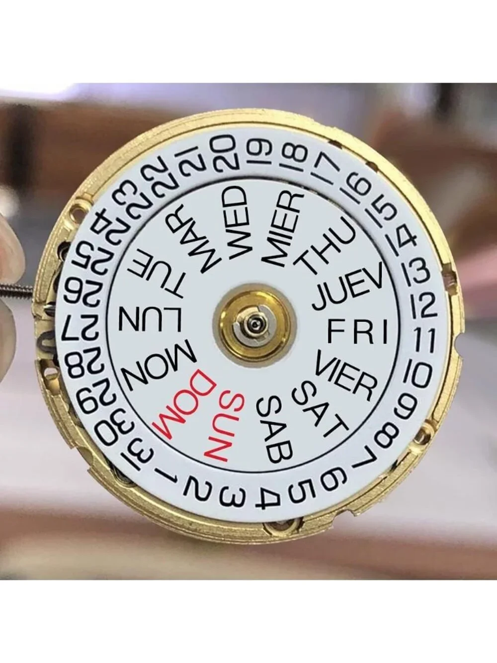 Men's All Gold Diamond Stainless Steel Waterproof Luminous Luxury Analog Watch